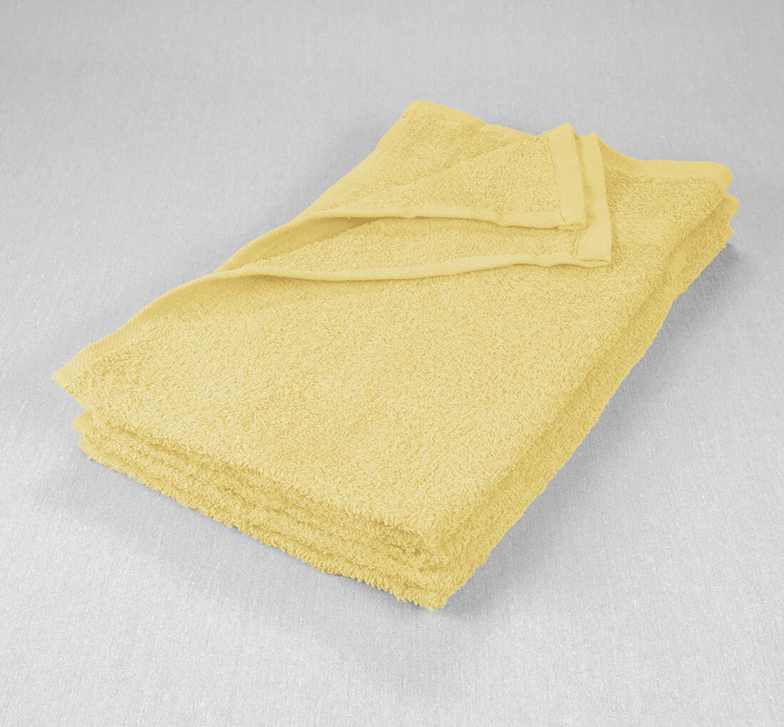 16x27 Color Hand Towel Yellow Saffron