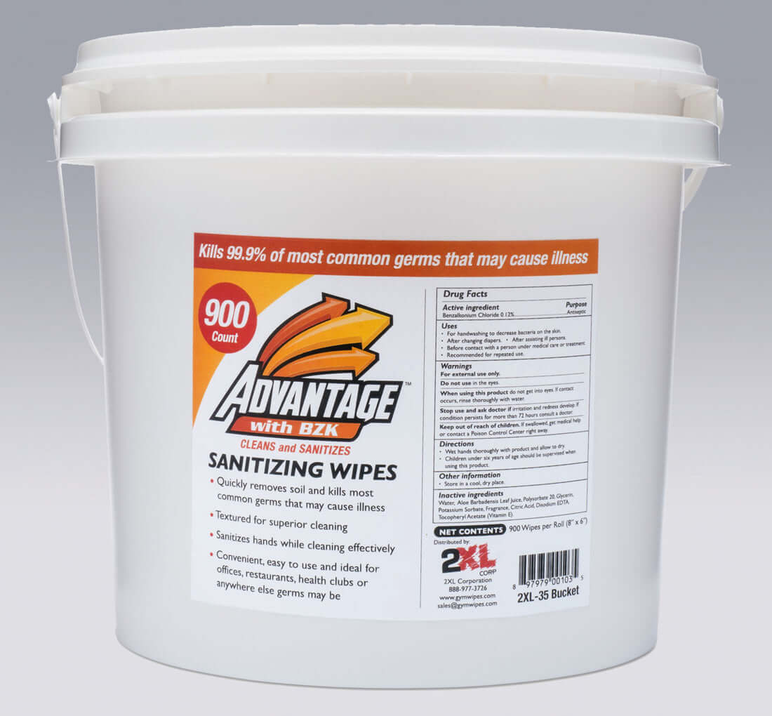 2XL-35R 2 XL Advantage Gym Wipes