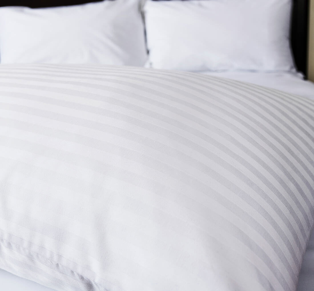 Oxford T250 Tone On Tone Stripe Pillow Cases