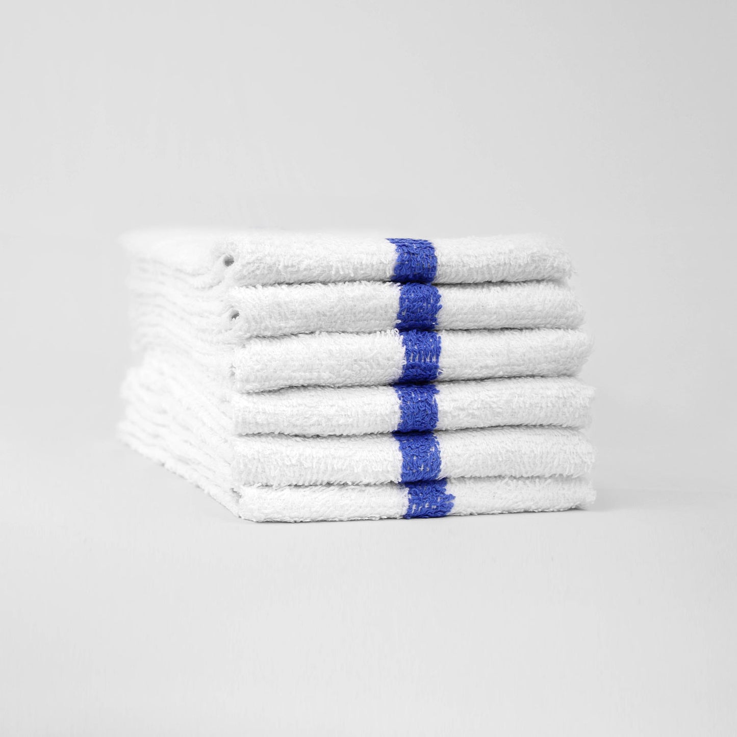 Gym Towels-16x27 Center Stripe Hand Towel, 2.75 lb/dz