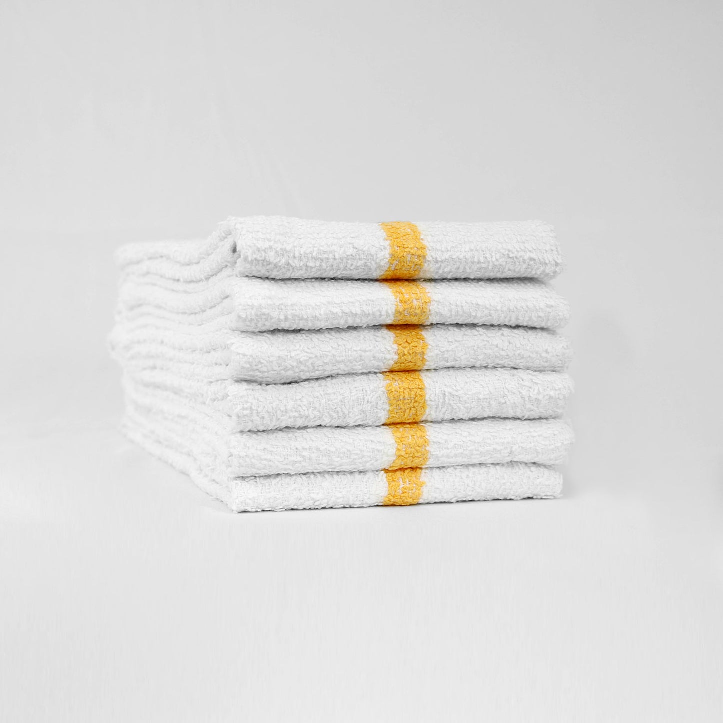 Gym Towels-16x27 Center Stripe Hand Towel, 2.75 lb/dz