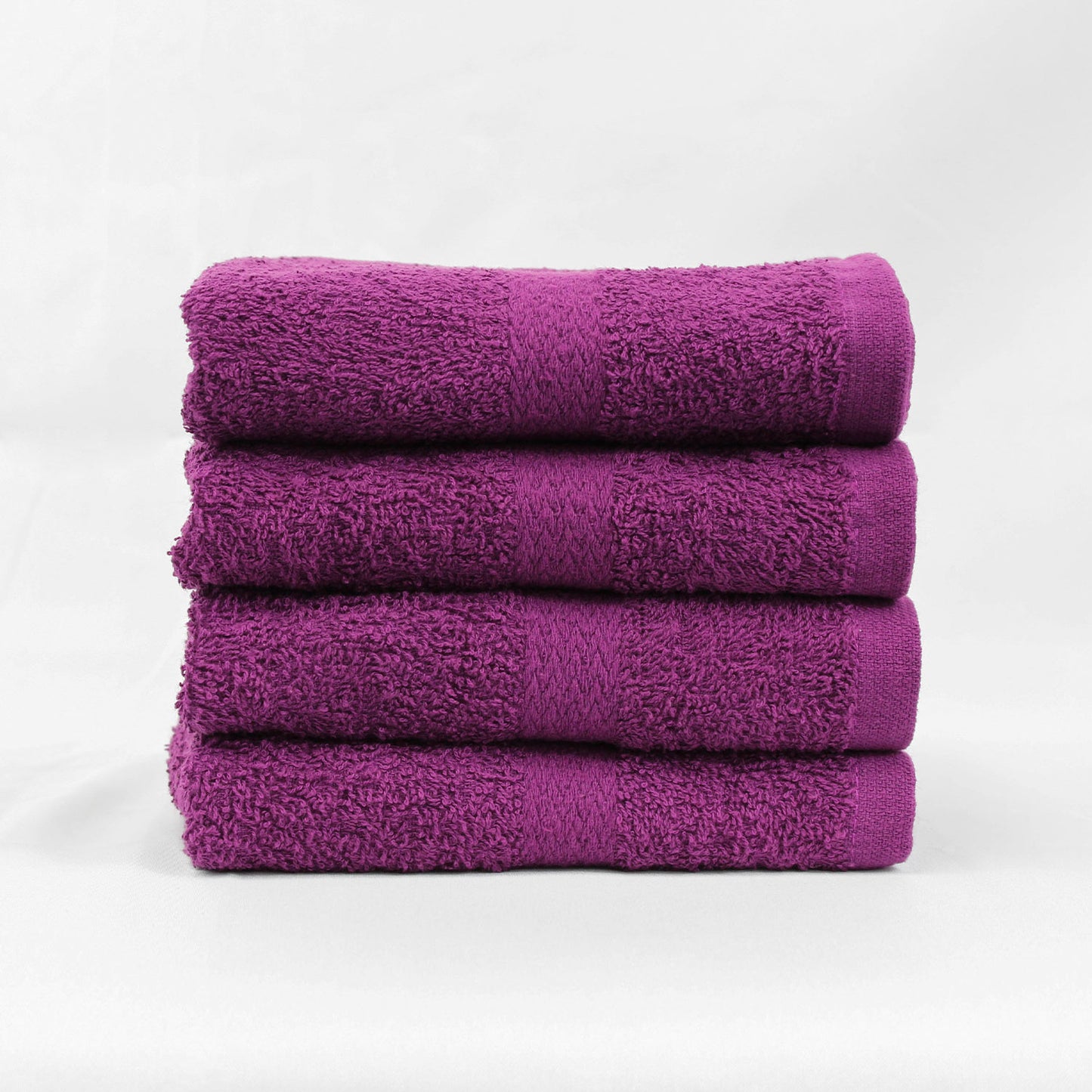 12x12 Plum Colored Washcloths - 1lb/dz