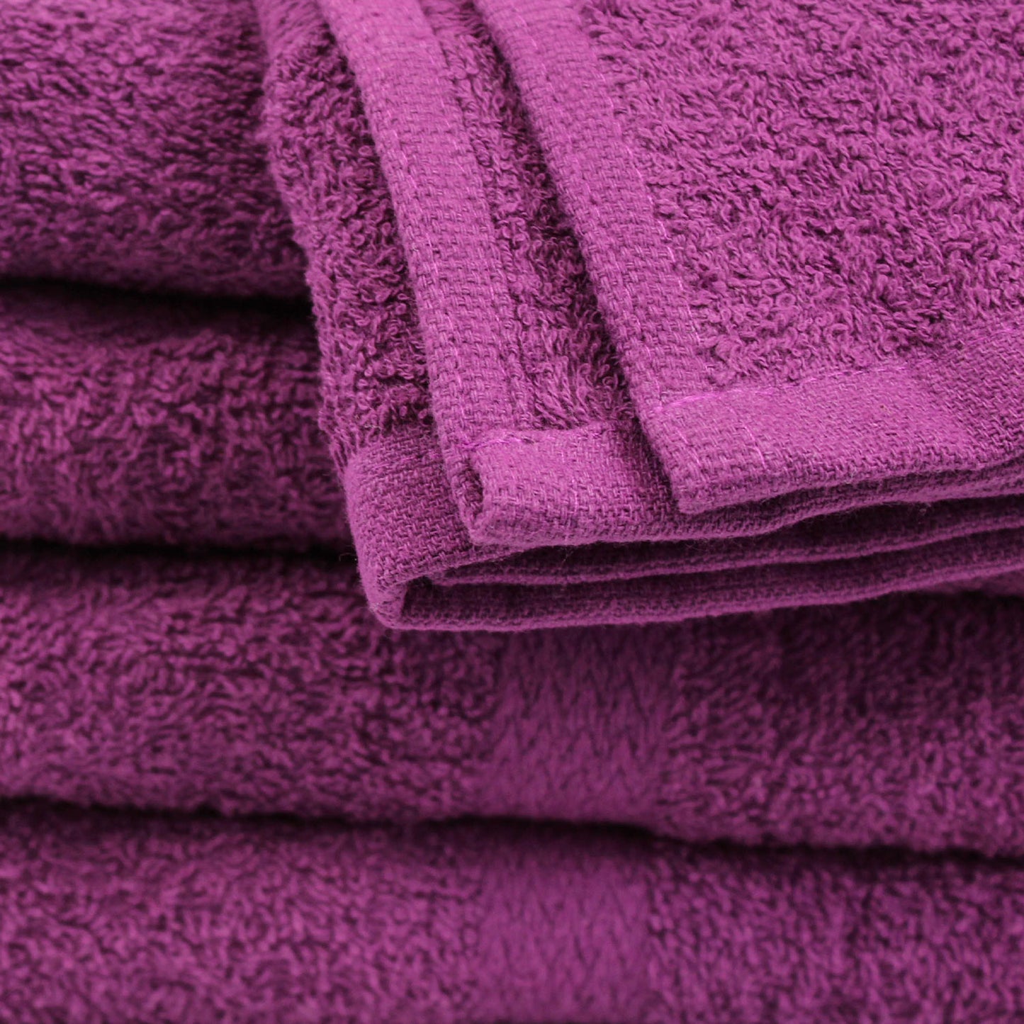 12x12 Plum Colored Washcloths - 1lb/dz