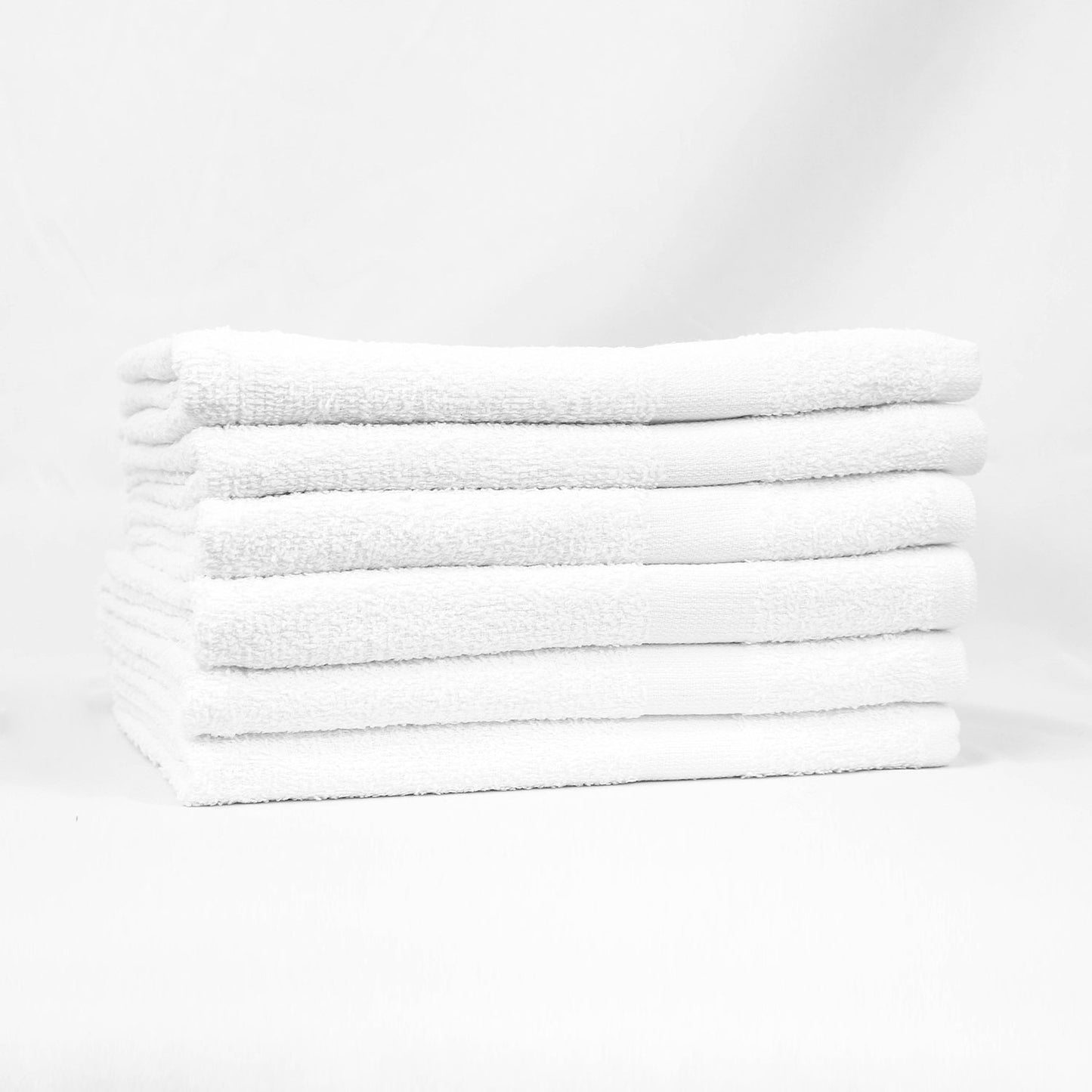 20x40 Economy White Bath Towels - 4.50 lb/dz