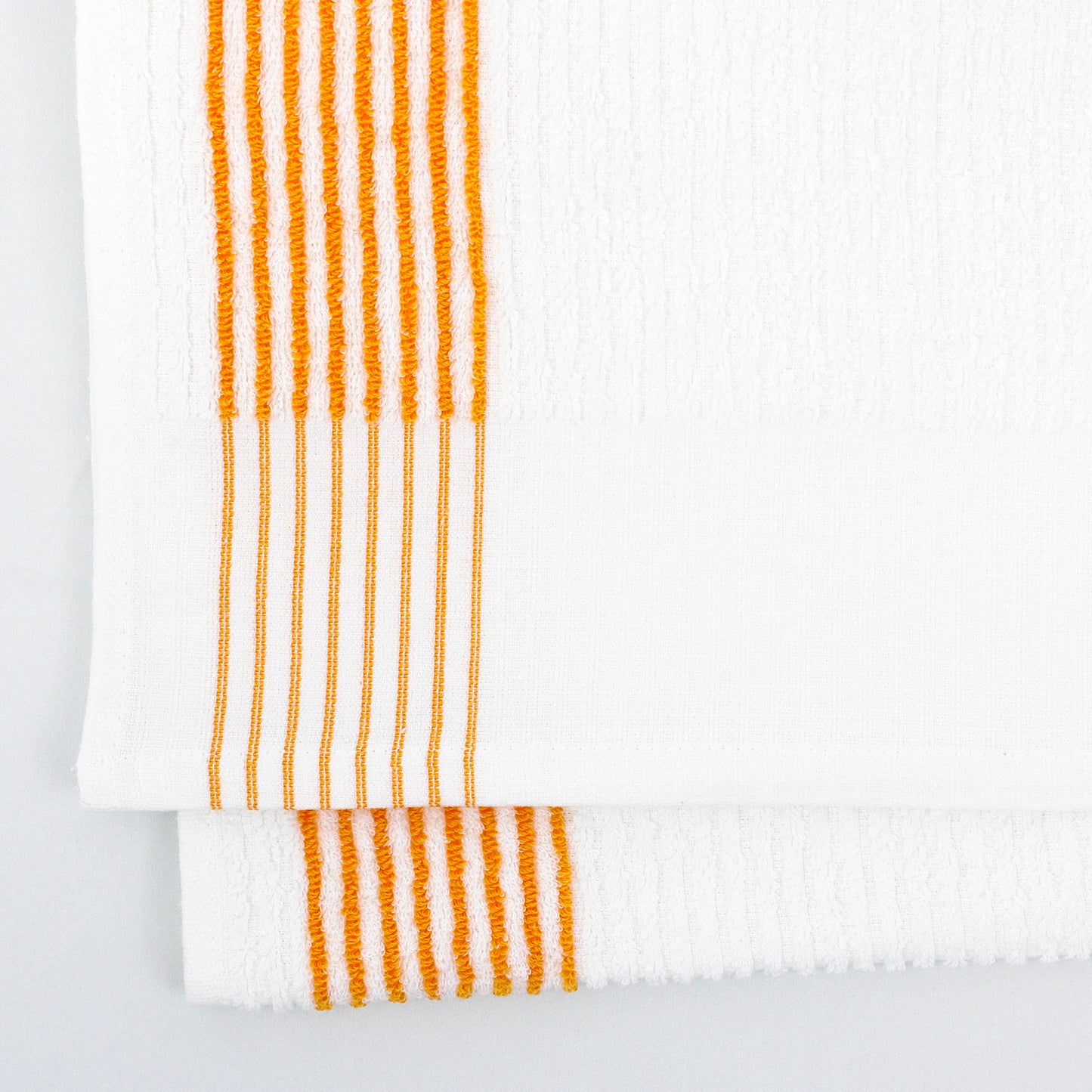 Caddy Towels, Super Gym Towels, White with Stripes