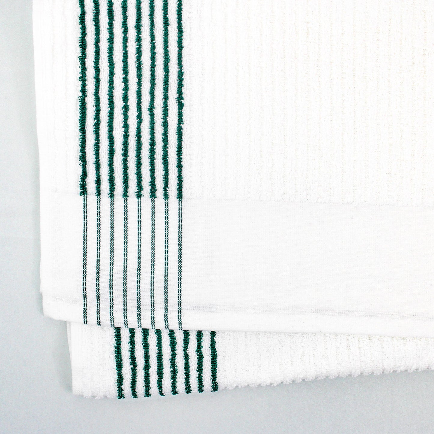 Caddy Towels, Super Gym Towels, White with Stripes