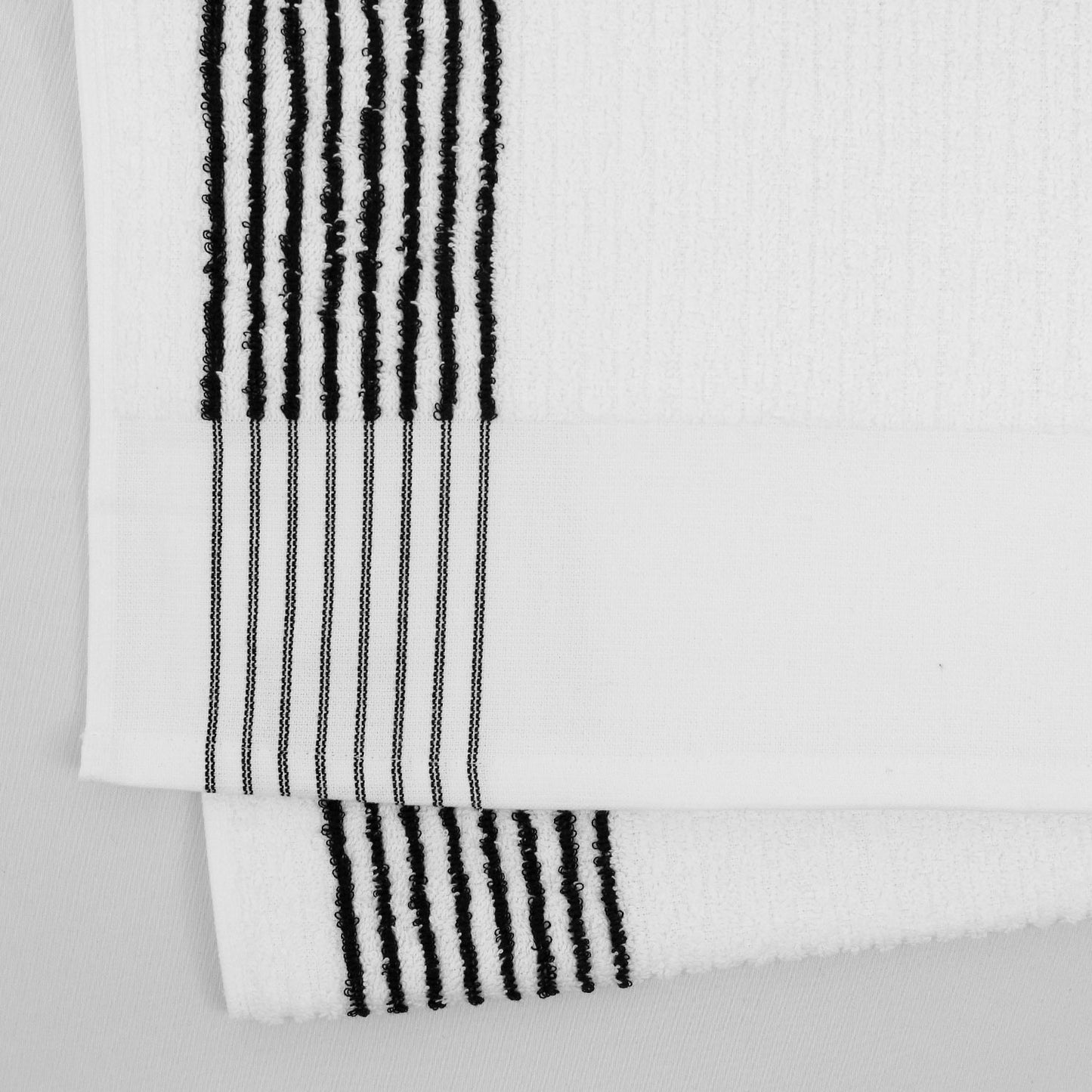 Caddy Towels, Super Gym Towels, White with Stripes