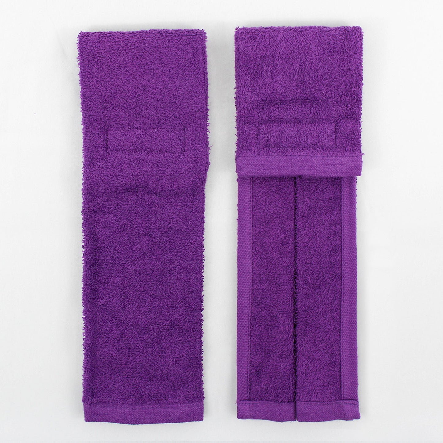 purple football towel, quarterback towel