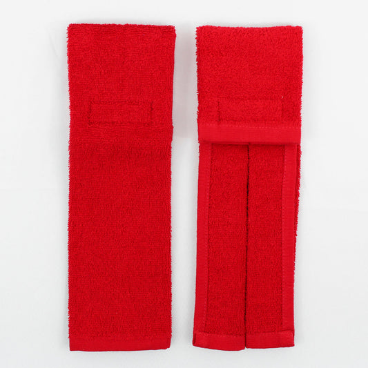 red football towel, quarterback towel