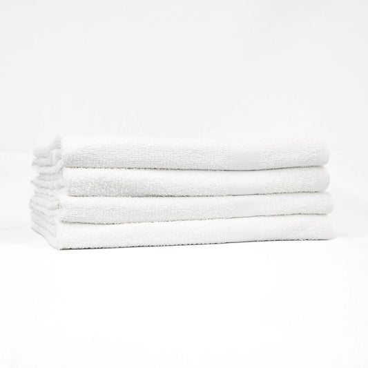 22x44 Economy White Gym Towel - 6 lbs/dz