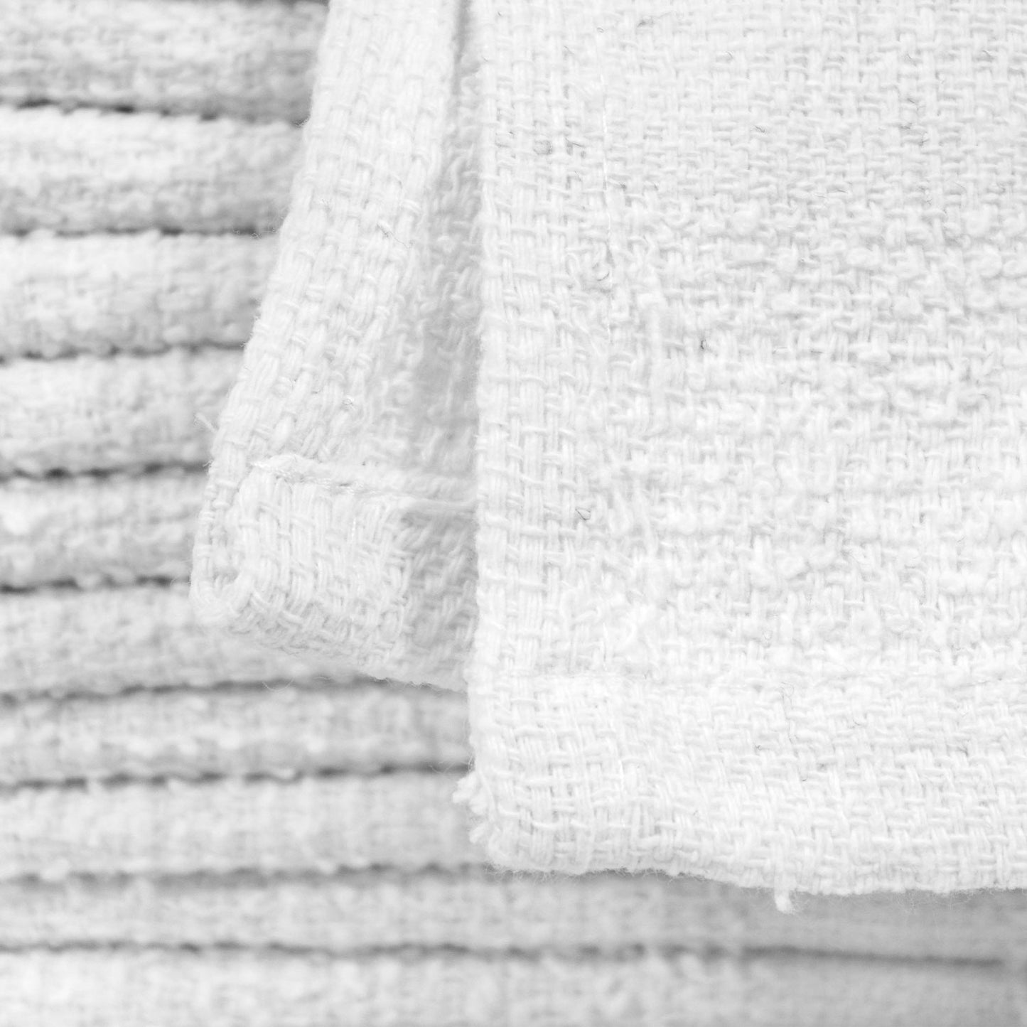 12x12 White Economy Washcloths, .75 lb/dz