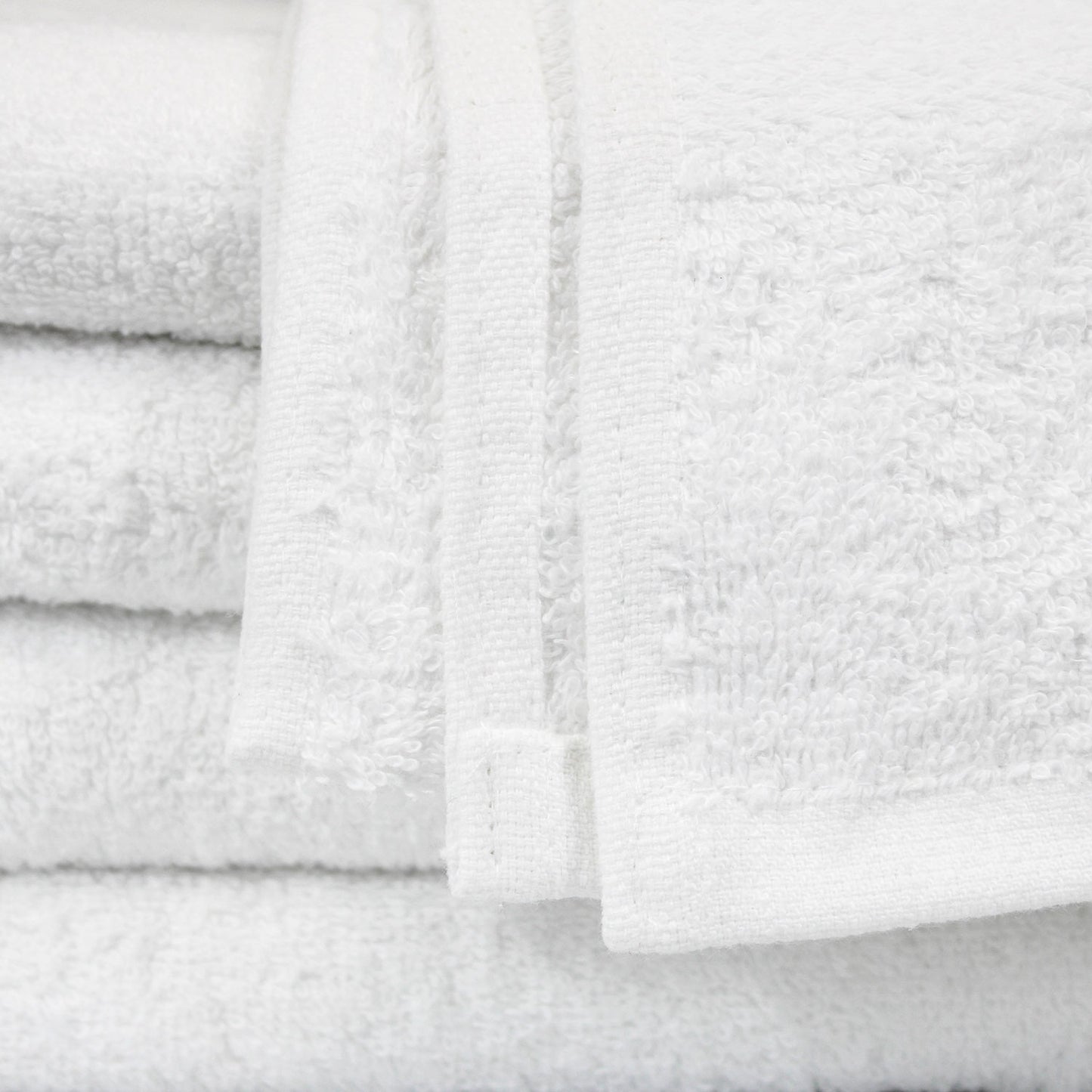 27x52 White Bath Towels, 12 lb/dz