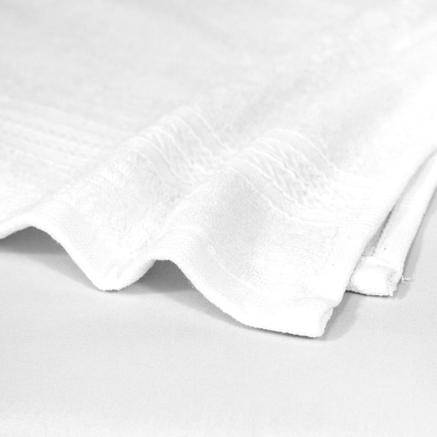 13×13 White Quality Washcloths, 1.5 lb/dz