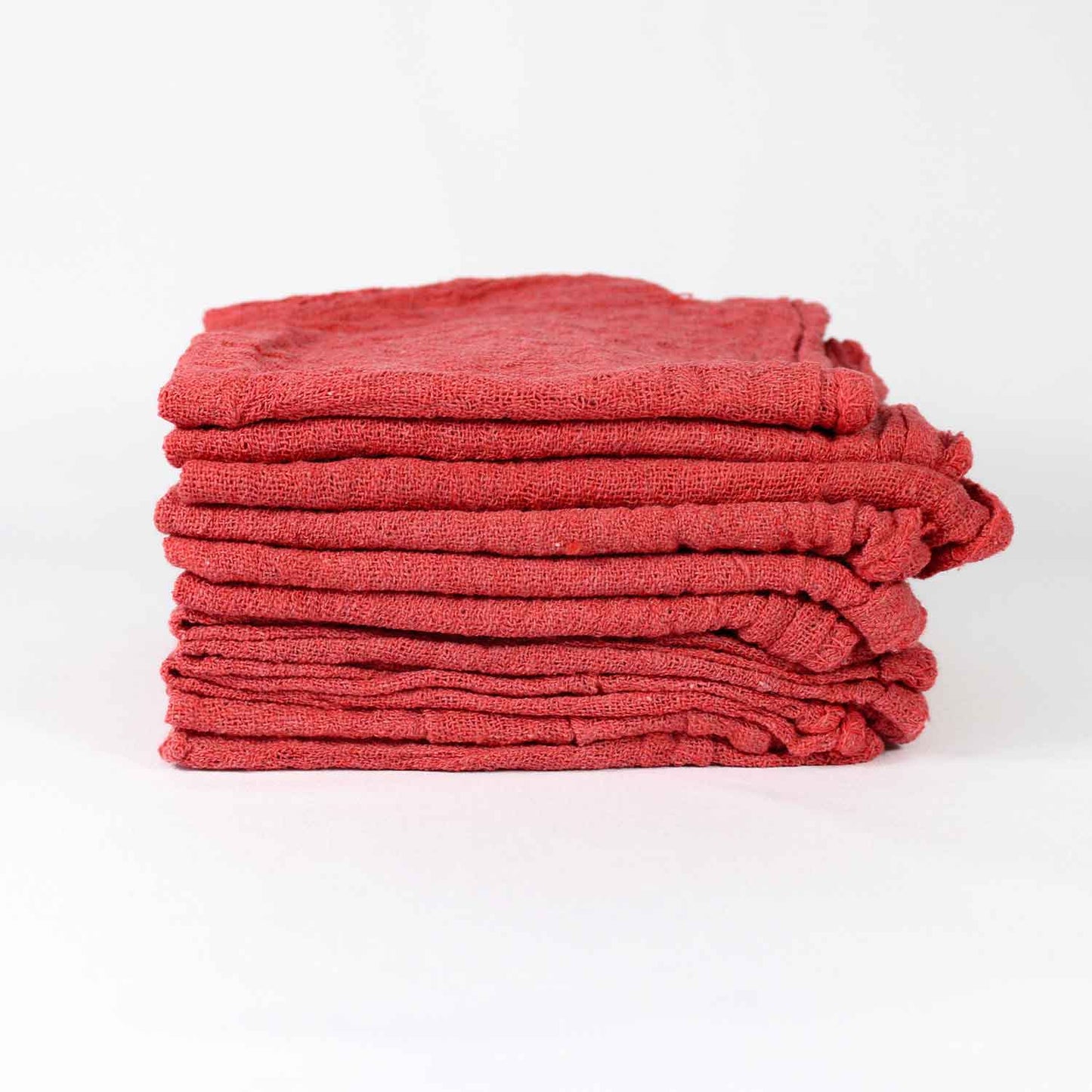 Red Shop Rags 25 LB. Box New