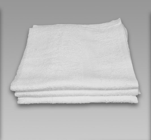 22x44 Economy White Gym Towel - 6 lbs/dz