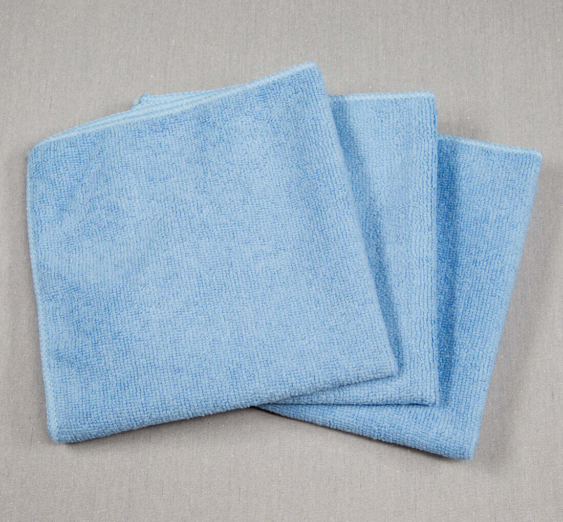 Sponge Outlet Bulk Microfiber Cleaning Towels - Red 12x12 (30pk)