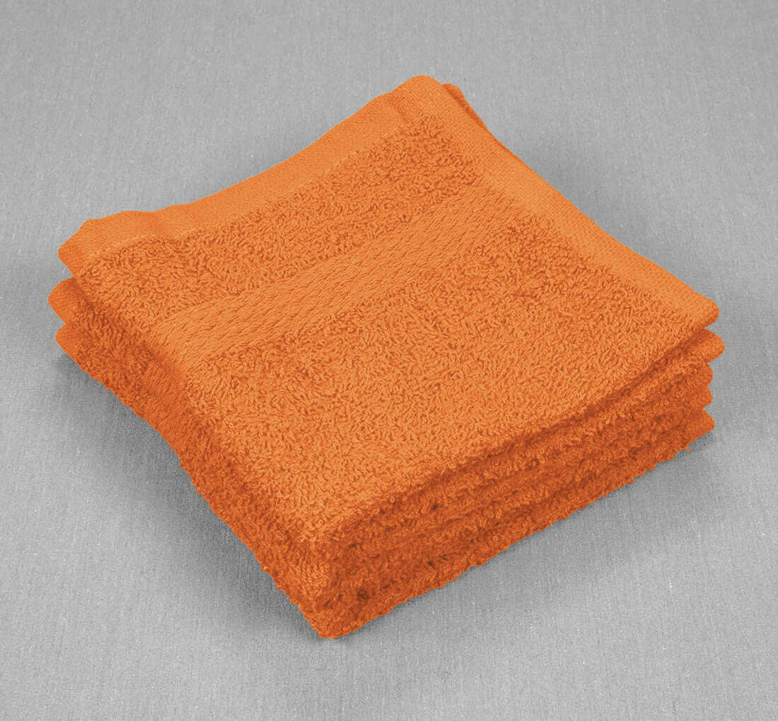GOLD TEXTILES Wash Cloths Kitchen Towels, Cotton Blend (12x12 Inches)  Commercial Grade Cleaning Cloths (12)