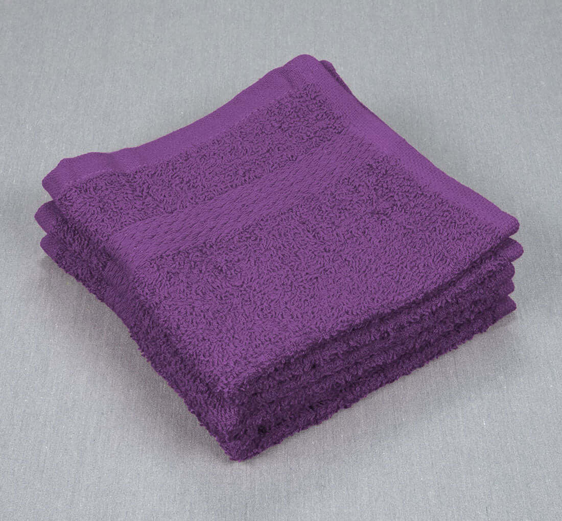 12x12 Washcloth Purple