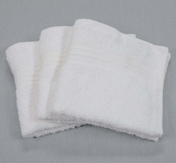 Wash Cloth Sweet South 13x13 White (1.5 lbs) (25dz)