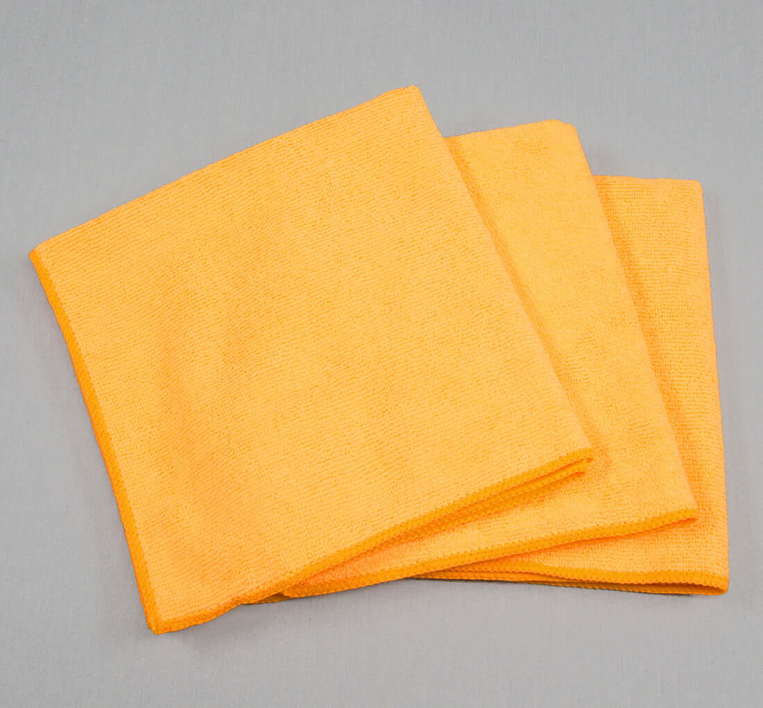 16x16 Microfiber Cloth 35g Orange Towels