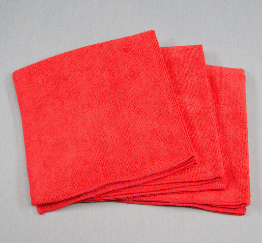 16x16 Microfiber Cloth 45g Red