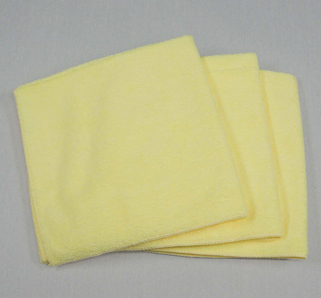 16x16 Microfiber Cloth 45g Yellow