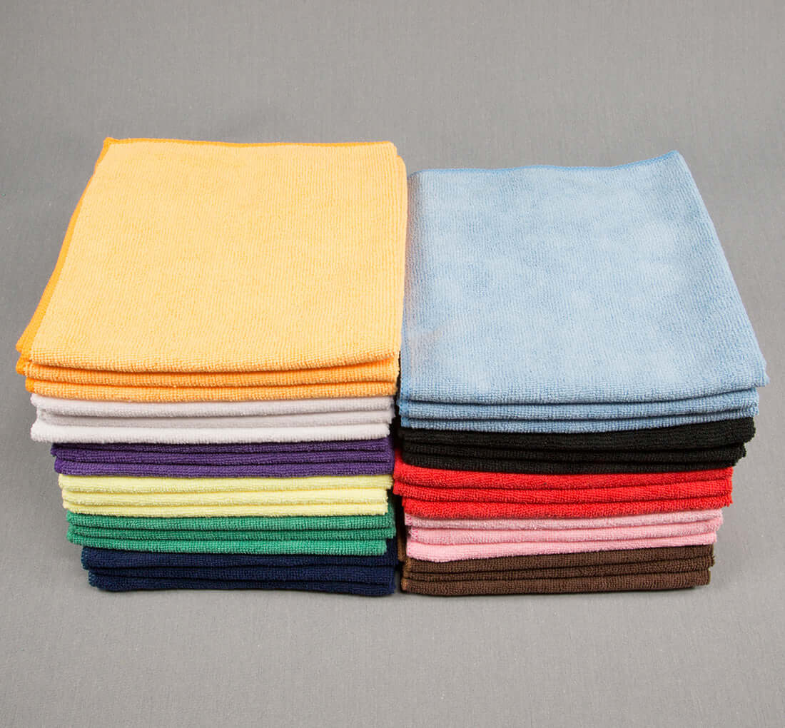 16X16 Charcoal grey Microfiber towels wholesale