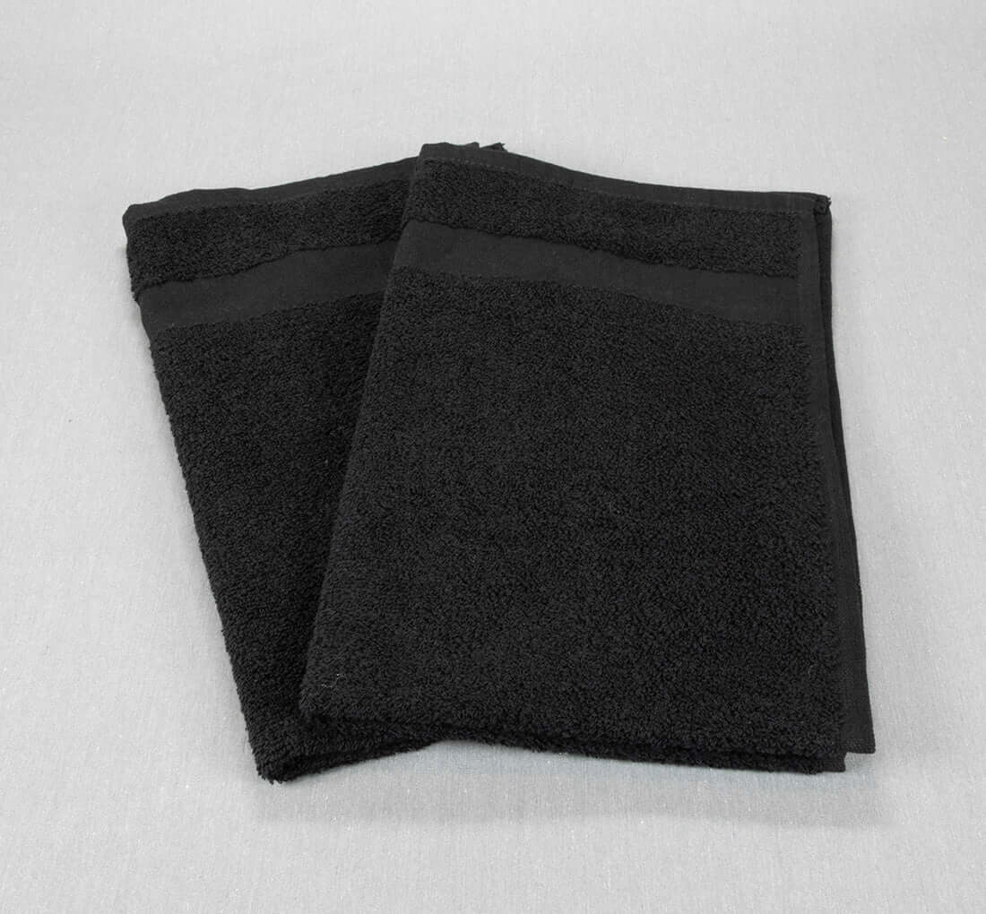 16x27 Black Bleach Proof Salon Towel