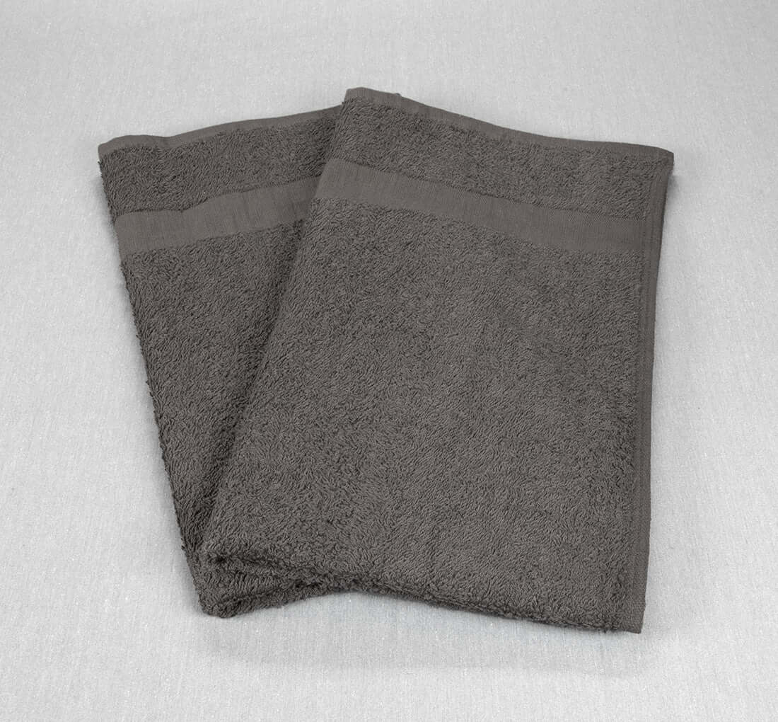 16x26-Charcoal Grey Bleach Resistant Hand towels 100% Cotton