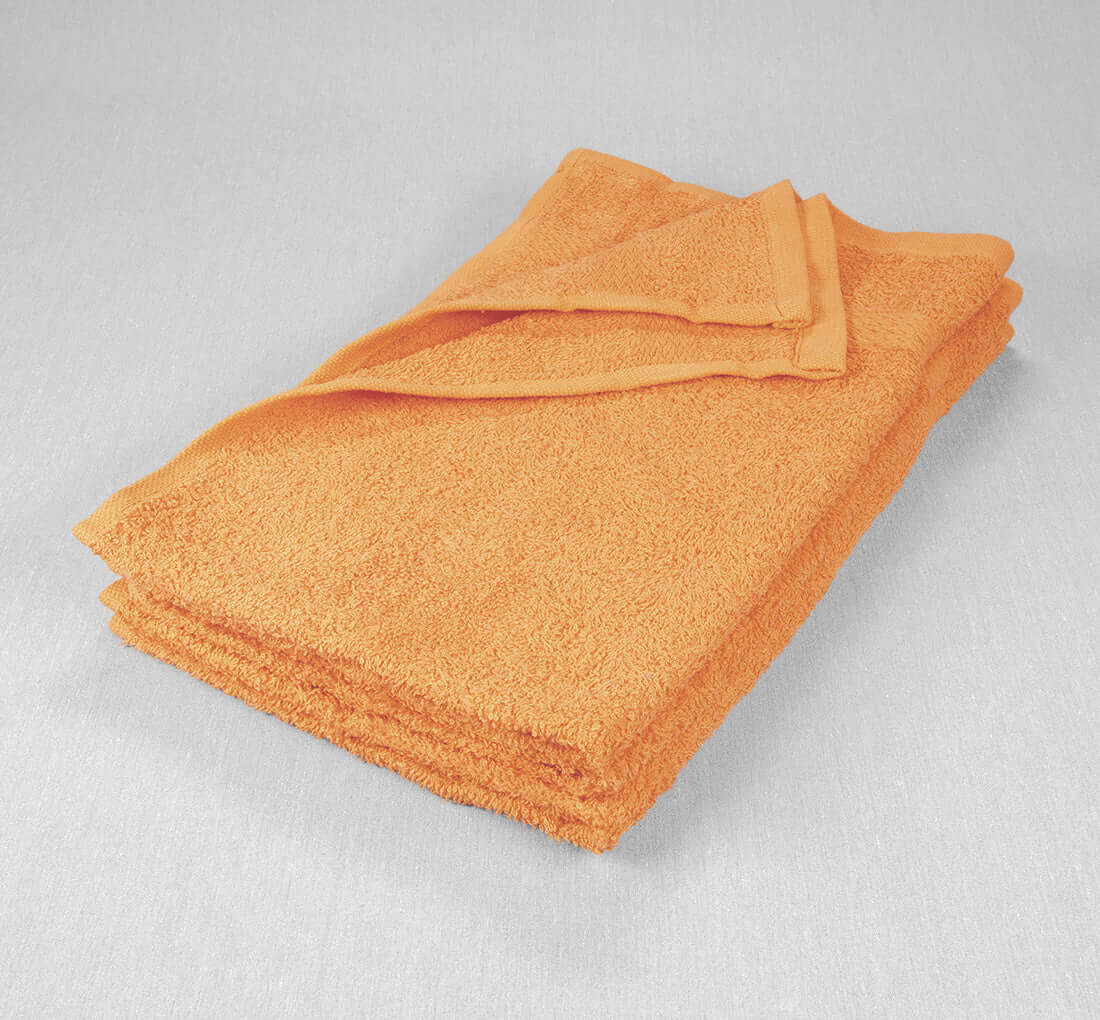 16x27 Color Hand Towel Orange