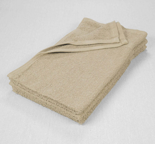 16x27 Tan Hand Towels - 3.25 lb/dz