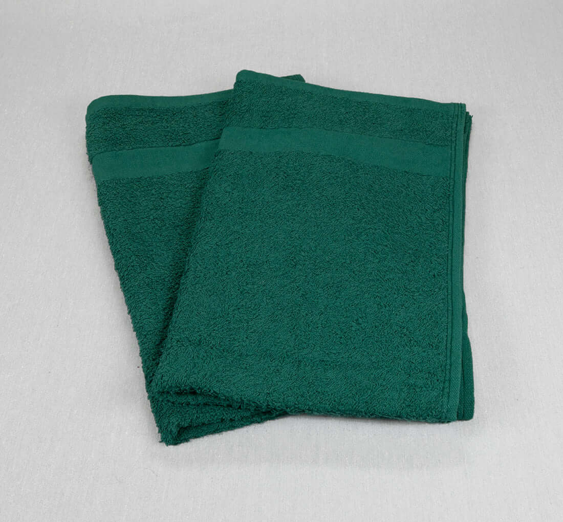 16x27 Hunter Green Bleach Proof Salon Towel