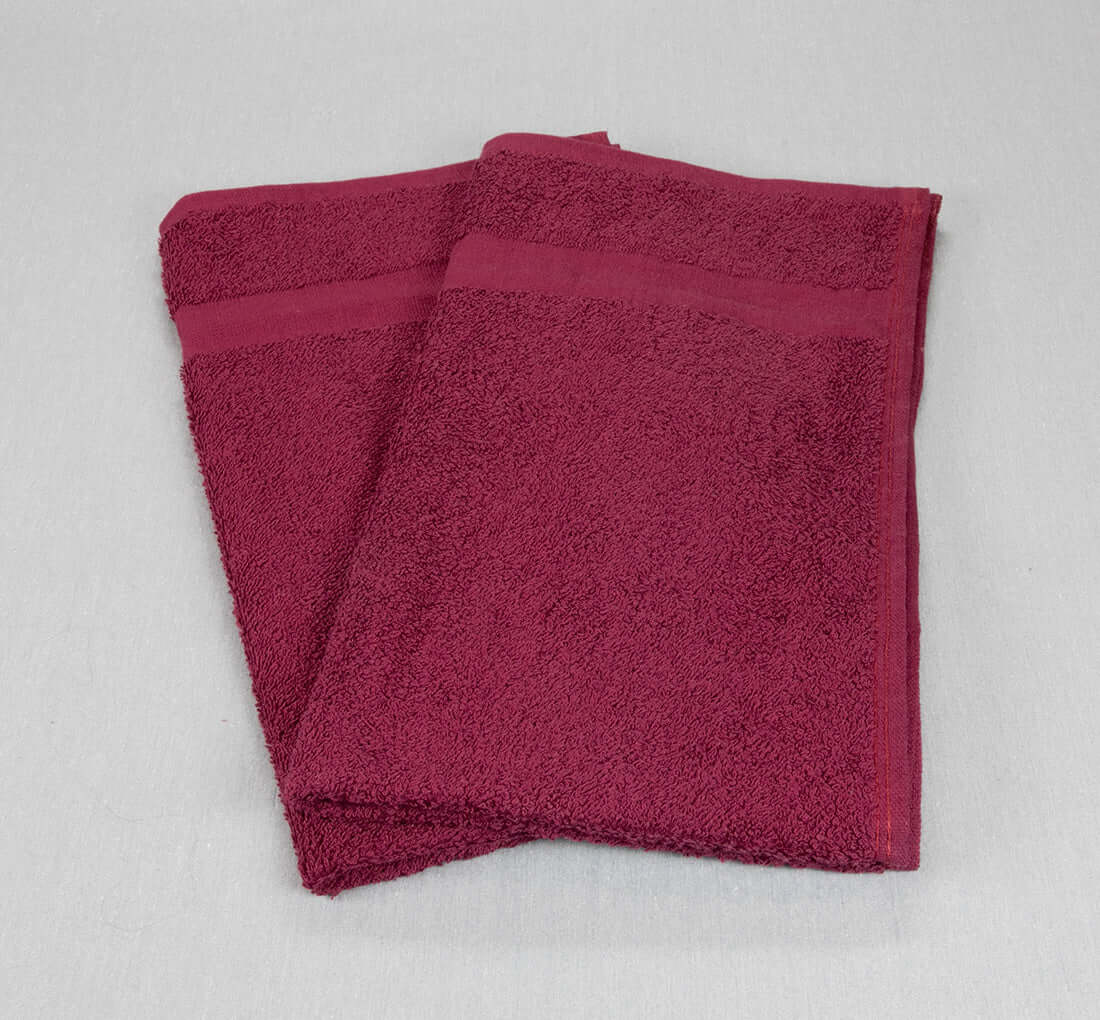 16x27 Maroon Bleach Proof Salon Towel