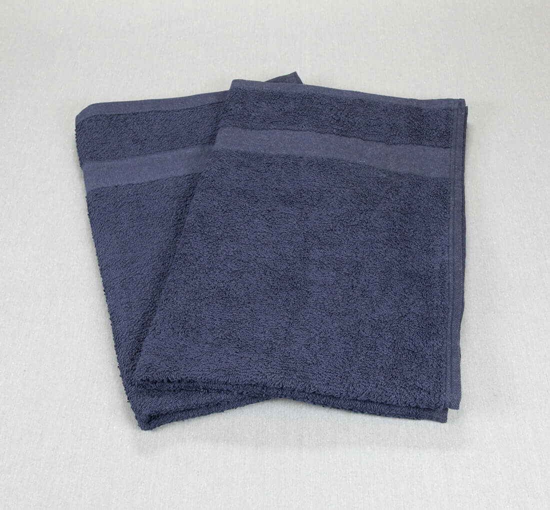 16x27 Navy Blue Bleach Proof Salon Towel