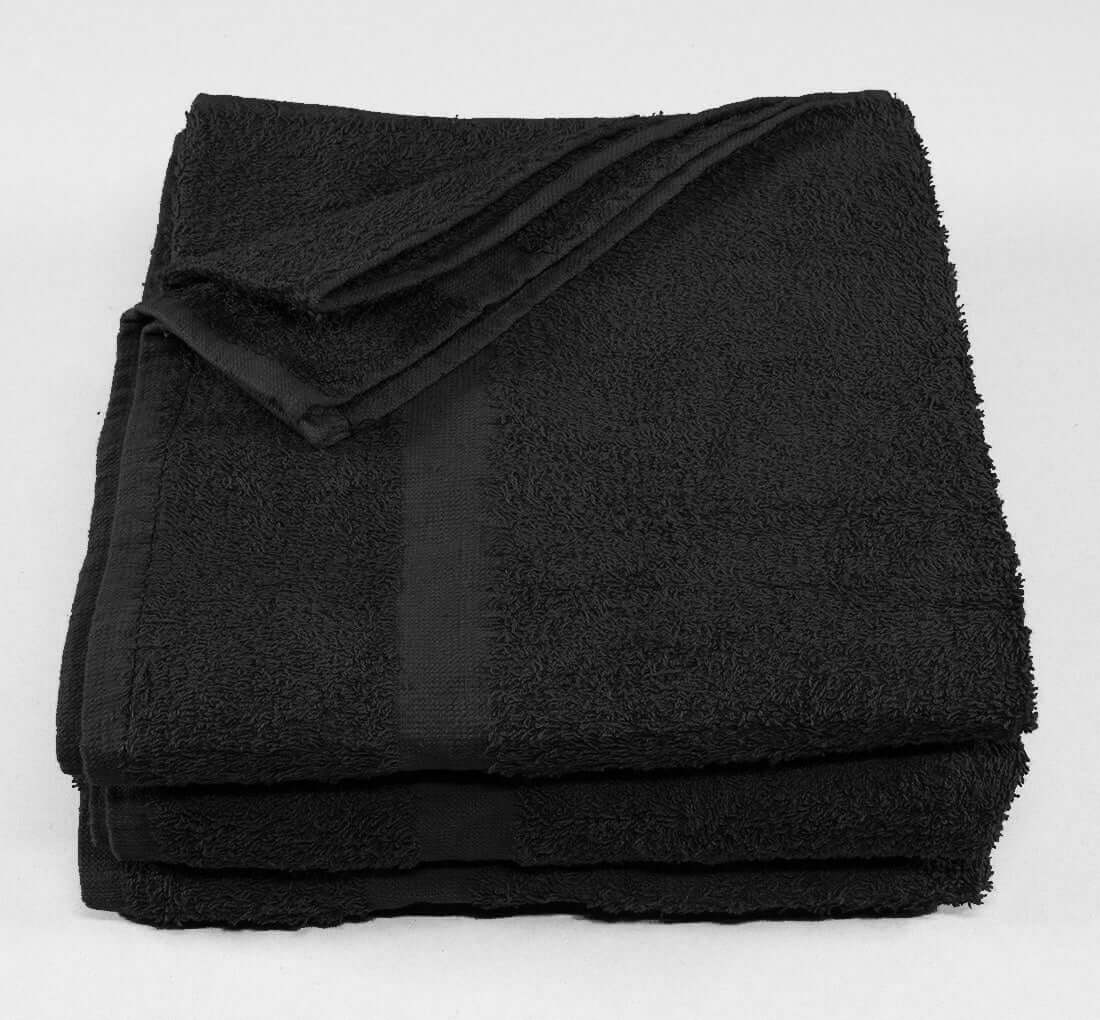 24x48 Towels Navy Black