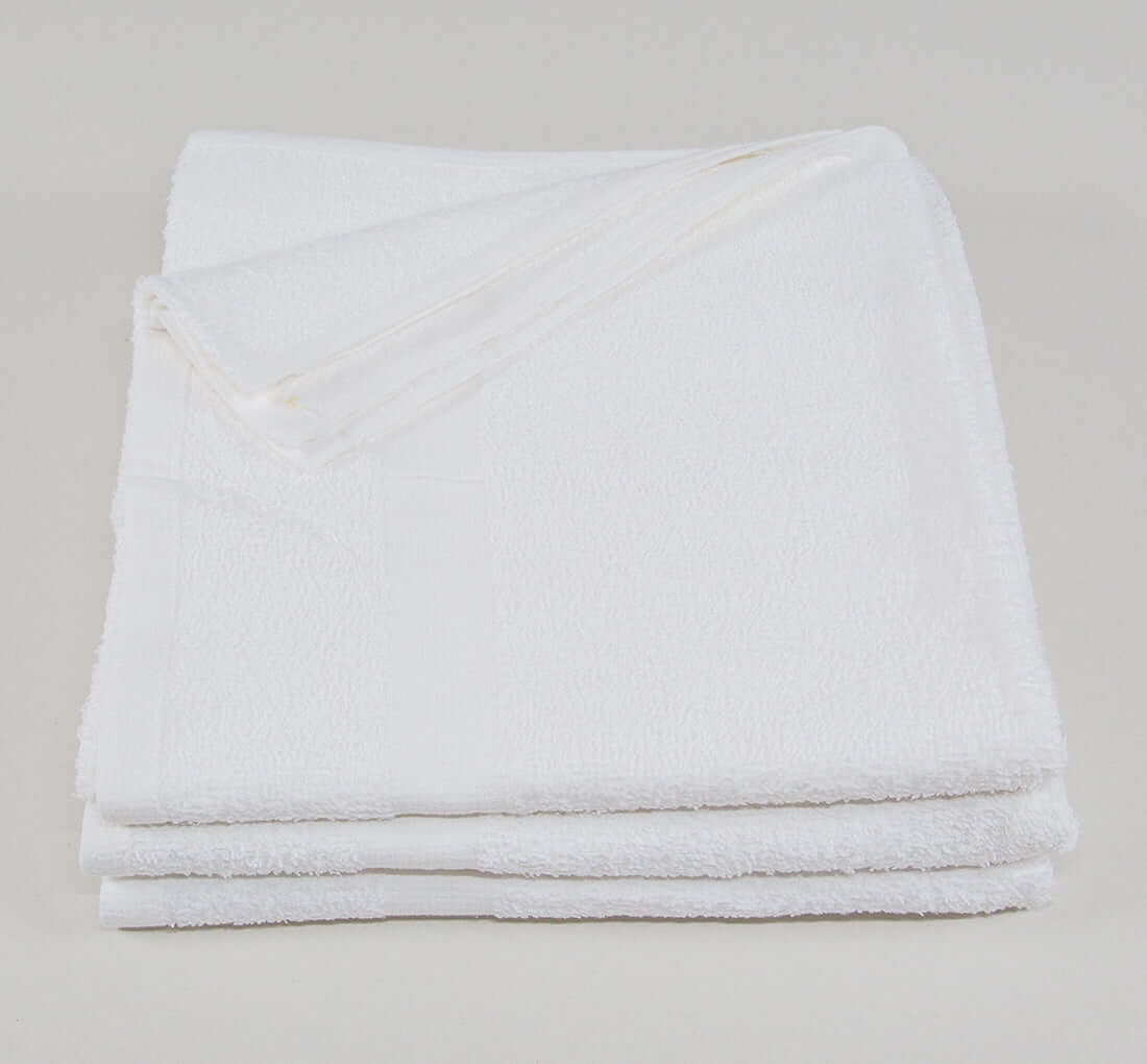 24x48 Economy White Gym Shower Towel