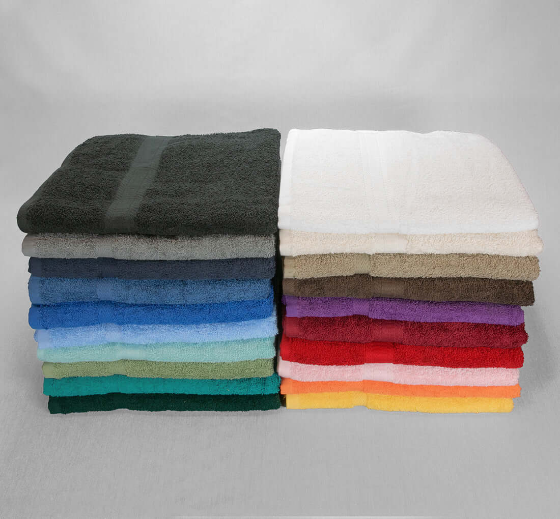 27x52 Color Shower Bath Towel, 12 lbs/dz - Wholesale Towel, Inc.