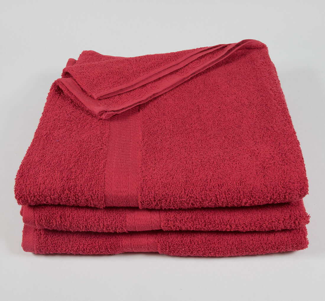 27x52 Color Towel Red