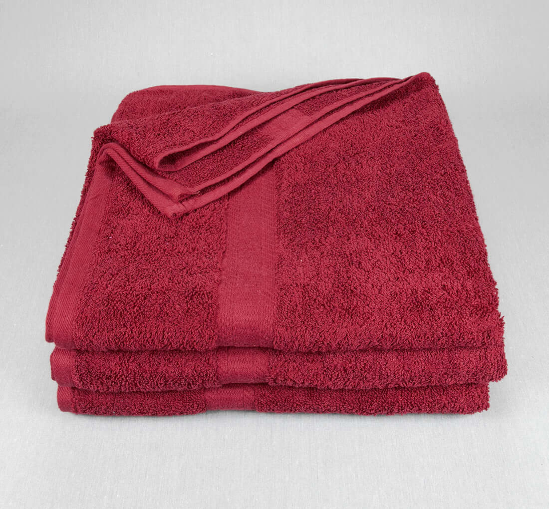 27x52 Maroon Bath Towel 12lb