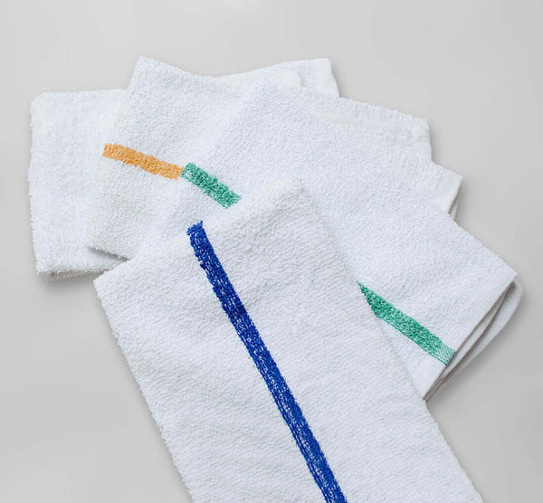12 Pack Bar Mop Blue Center Stripe 16x19 30 oz – Towels N More