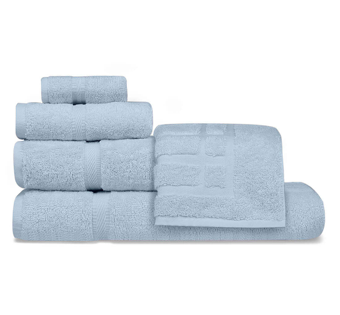 Oxford Imperiale Color Pool Towel Collection Blue Mist