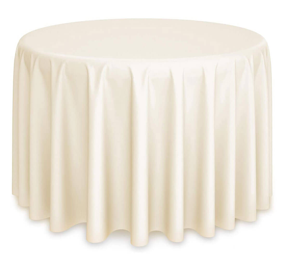 Oxford Large Round Merrowed Edge Table Linen