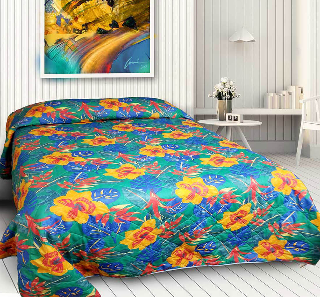 Oxford Tropical Kiwi Bedspreads