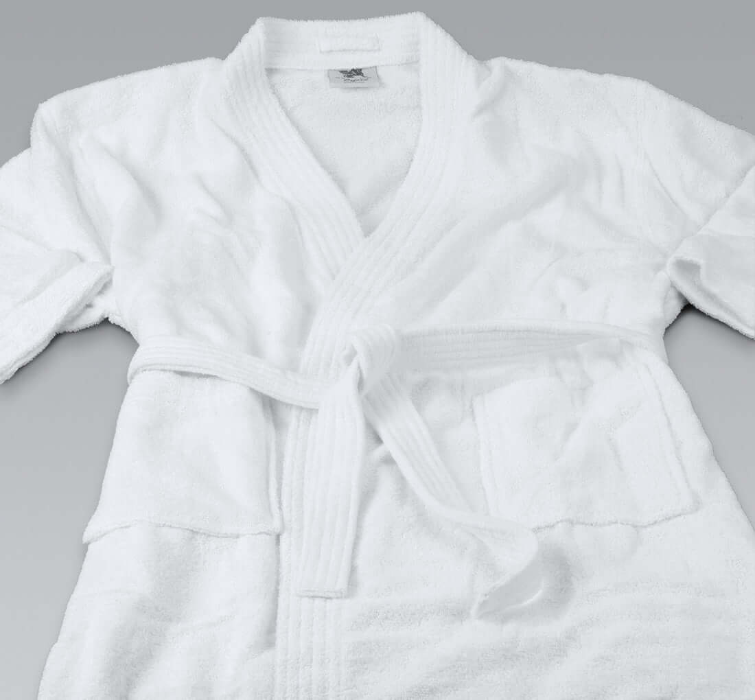 48×60 White Cotton Terry Imperial Bathrobe