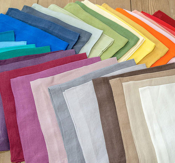 MJS 100% Spun Polyester 2 PLY Table Linens Napkins 12 PK